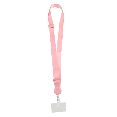 Шнурок (широкий) для смартфона Рожевий  (Light Pink)