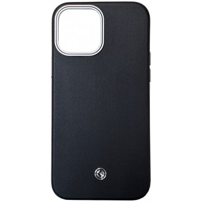 Накладка Spigen Leather MagSafe iPhone 15 Pro Max Чорна