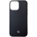 Накладка Spigen Leather MagSafe iPhone 15 Pro Max Чорна
