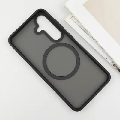 Чехол Накладка Ummi Colorfull MagSafe Samsung S936 S25+ Черная