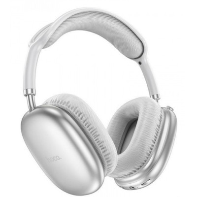 Беспроводные полноразмерные наушники Hoco W35 Air Silver Stereo Bluetooth Headphones, серебряные