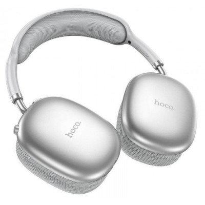 Беспроводные полноразмерные наушники Hoco W35 Air Silver Stereo Bluetooth Headphones, серебряные