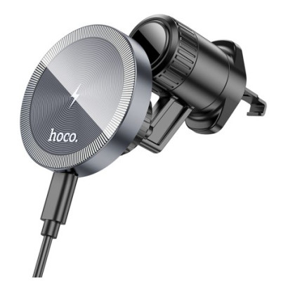 Автотримач Hoco HW6 з БЗП Black, Чорний