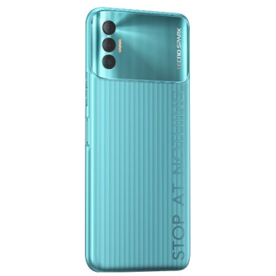 Смартфон Tecno Spark 8p (KG7n) 4/128GB NFC Turquoise Cyan, зелений