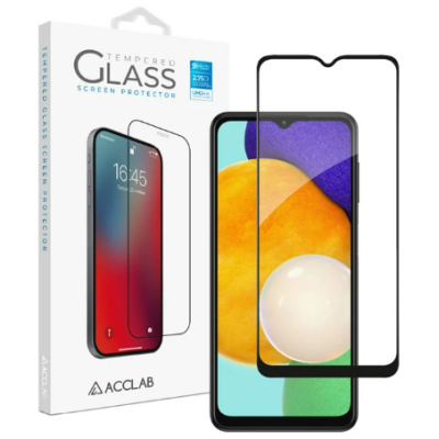 Защитное стекло Acclab 3D Samsung A715 (A71) Чёрное