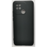 Чехол накладка Soft Touch Xiaomi Redmi 10C/Poco C40 Черная