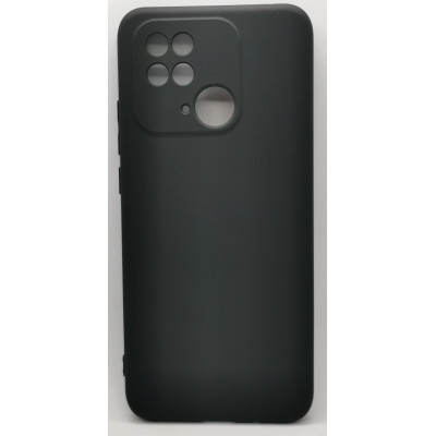 Чехол накладка Soft Touch Xiaomi Redmi 10C/Poco C40 Черная