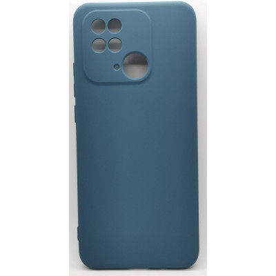 Чохол накладка Soft Touch Xiaomi Redmi 10C/Poco C40 Синя