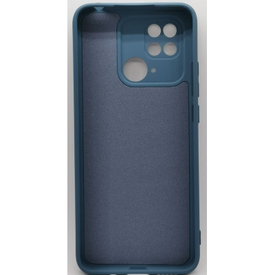 Чохол накладка Soft Touch Xiaomi Redmi 10C/Poco C40 Синя