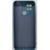 Чехол накладка Soft Touch Xiaomi Redmi 10C/Poco C40 Синяя