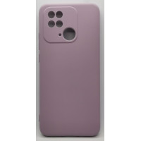 Чехол накладка Soft Touch Xiaomi Redmi 10C/Poco C40 Сирень (Dark Purple)