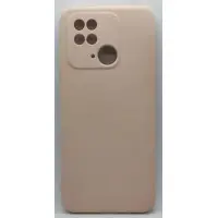 Чехол накладка Soft Touch Xiaomi Redmi 10C/Poco C40 Розовая