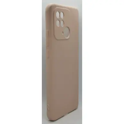 Чехол накладка Soft Touch Xiaomi Redmi 10C/Poco C40 Розовая