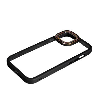 Чохол накладка Swarovski iPhone 13/iPhone 14 Чорна