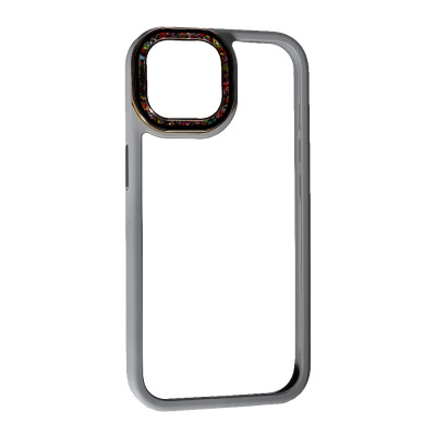 Чехол накладка Swarovski iPhone 13/14 Серый