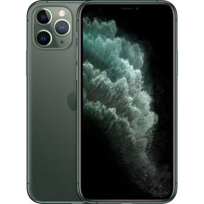 Смартфон Apple iPhone 11 Pro 64Gb Midnight Green, Полуночный зеленый (Б/У) (Идеальное состояние)