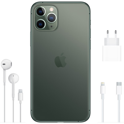 Смартфон Apple iPhone 11 Pro 64Gb Midnight Green, Полуночный зеленый (Б/У) (Идеальное состояние)