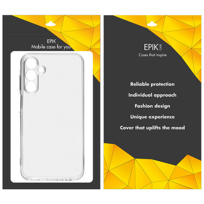 Чехол накладка Epic 1.5mm Samsung A155 (A15) Прозрачная