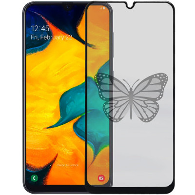 Защитное стекло Рисунок 3D Samsung A30/A50 Бабочка
