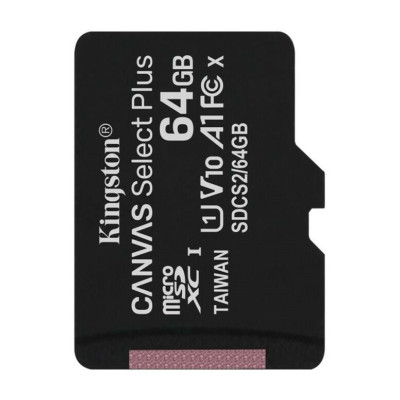 Карта памяти Micro SD 64Gb Kingston Class10