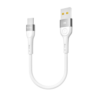 Кабель дата короткий Ridea RC-XS51 Type-C 0.25м Білий