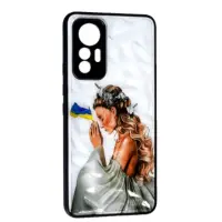 Чехол накладка Prisma UA Xiaomi Redmi Note 12 (4G) Украинка с флагом