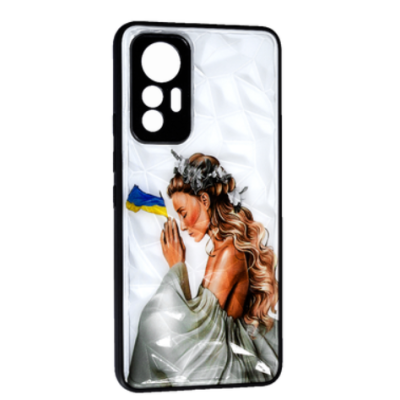 Чехол накладка Prisma UA Xiaomi Redmi Note 12 (4G) Украинка с флагом