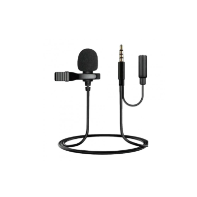Микрофон петличный Earldom ET-E38 3.5 Black, Чёрный