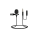 Мікрофон петличний Earldom ET-E38 3.5 Black, Чорний