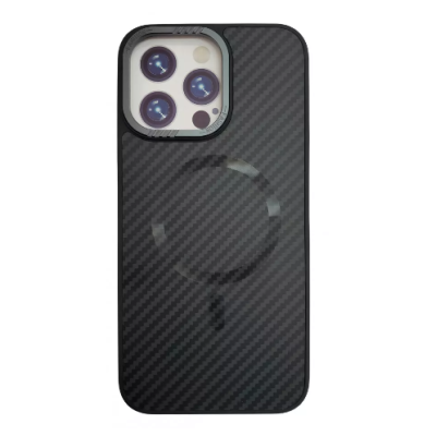 Чохол накладка Carbon Armor with MagSafe iPhone 13 Чорна