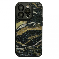 Чехол накладка Glitter Marble iPhone 13 Черная Чехол накладка Glitter Marble iPhone 13 Черная