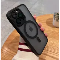 Чохол накладка Protective Camera Matte Clear iPhone 14 Чорна