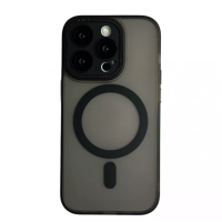 Чехол накладка Protective Camera Matte Clear iPhone 11 Черная