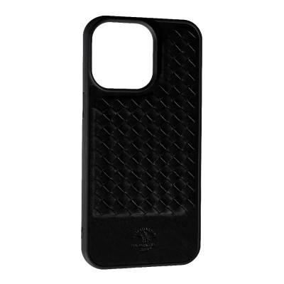 Чехол накладка ART Polo Ravel iPhone 15 Pro Чорна