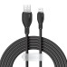 Кабель дата Baseus Pudding USB Type A - Lightning 2.4A 1.2м Черный