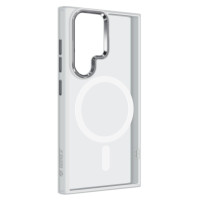 Чехол накладка Armorstandart Unit MagSafe Samsung S938 S25 Ultra Matte Clear Silver Серебряный Чехол накладка Armorstandart Unit MagSafe Samsung S938 S25 Ultra Matte Clear Silver Серебряный