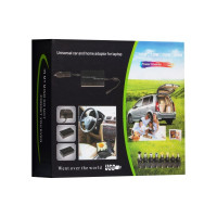 Универсальный зарядное устройство для ноутбука 100W + Авто Адаптер Чёрный Универсальный зарядное устройство для ноутбука 100W + Авто Адаптер Чёрный