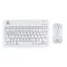 Клавіатура + миша бездротова Jeqang JB-350 Біла