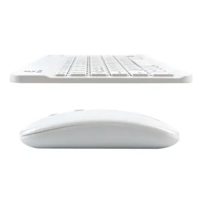 Клавіатура + миша бездротова Jeqang JB-350 Біла