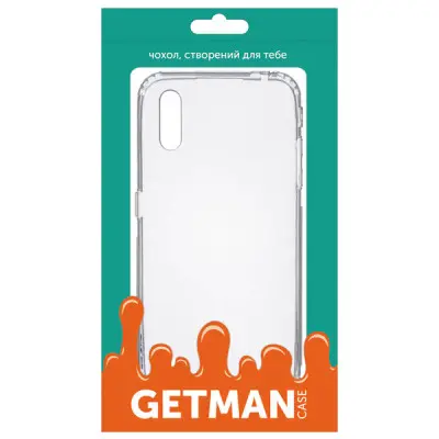 Чехол накладка Getman Samsung A015 (A01) Прозрачная