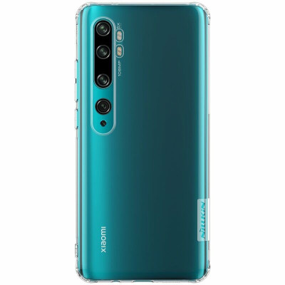 Чехол накладка Nillkin Nature Xiaomi Mi Note 10 Прозрачная