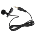 Микрофон петличный XO MKF01 3.5 Black, Чёрный