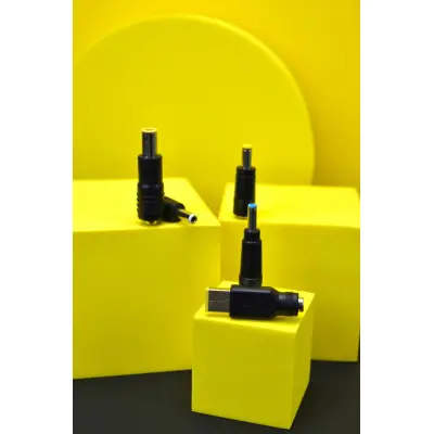 Кабель живлення для ноутбука з набором перехідників 100W Кабель живлення для ноутбука з набором перехідників 100W