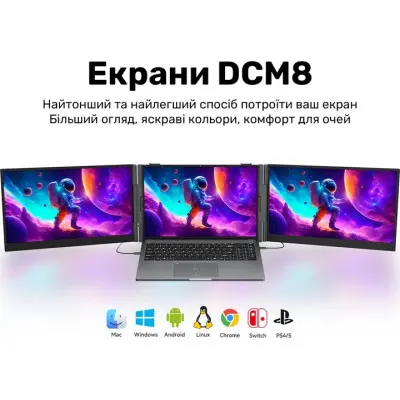 Додатковий Монітор 15.3" Blackview DCM8 Dual Grey (BVDCM8)