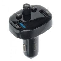 FM модулятор XO BCC02 Black, Чёрный FM модулятор XO BCC02 Black, Чёрный