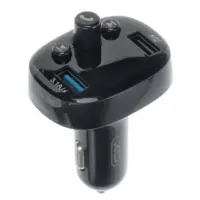 FM Трансмітер XO BCC02 Black, Чорний FM Трансмітер XO BCC02 Black, Чорний