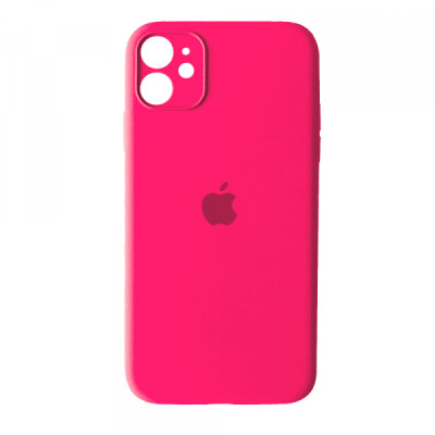 Чехол накладка HC iPhone 11 Ярко-розовый (47) Full