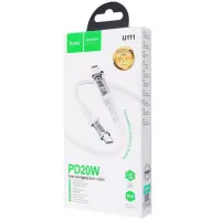 Кабель дата Hoco U111 Type-C to Lightning 1,2м Серый Кабель дата Hoco U111 Type-C to Lightning 1,2м Серый