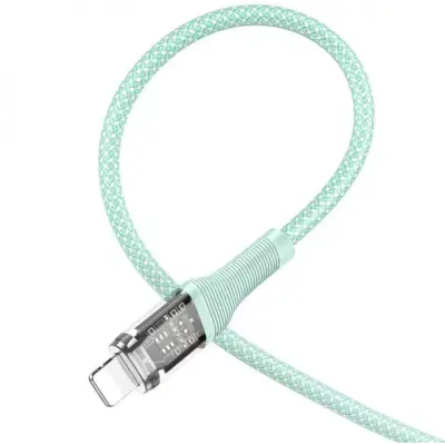 Кабель дата Hoco U111 Type-C to Lightning 1,2м Зелёный Кабель дата Hoco U111 Type-C to Lightning 1,2м Зелёный