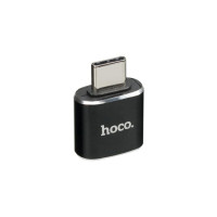Перехідник OTG Hoco UA5 Type-C to USB Чорний